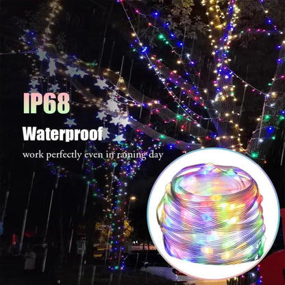 UK-0008    Smart Fairy String Lights - 5 Meter 150 LED Fairy Lights with Music Mode Remote App Control RGB Color Changing