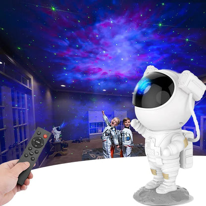 UK-0039 Star Projector Galaxy Night Light Astronaut Space Projector Starry Nebula Ceiling LED Lamp with Timer & Remote, Kids Room Decor Aesthetic, Gifts for Christmas Birthdays