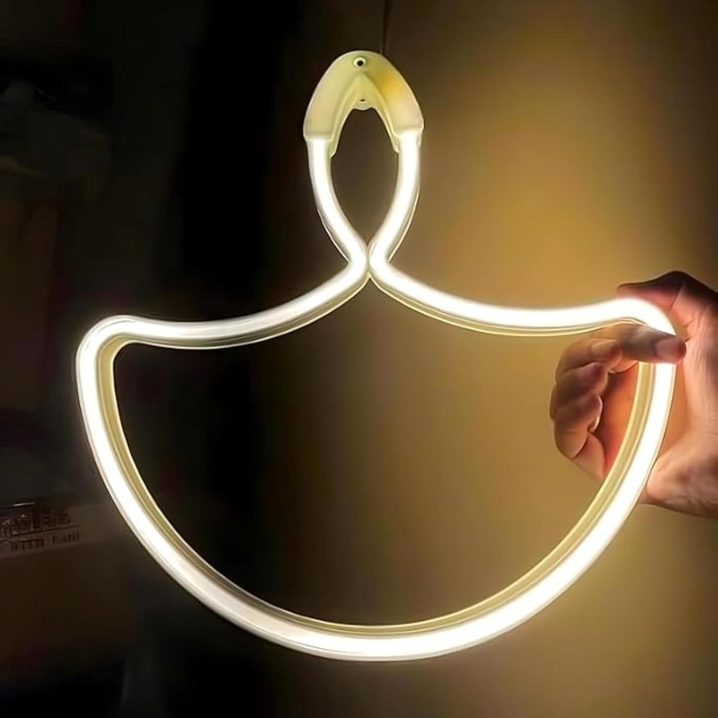 UK-1011 Diwali Diya Neon Sign Strip Lights, LED Strip Rope Lights for Home Party Supplies Decor Accessory | Signs for Diwali Room Indoor Outdoor Decoration Light