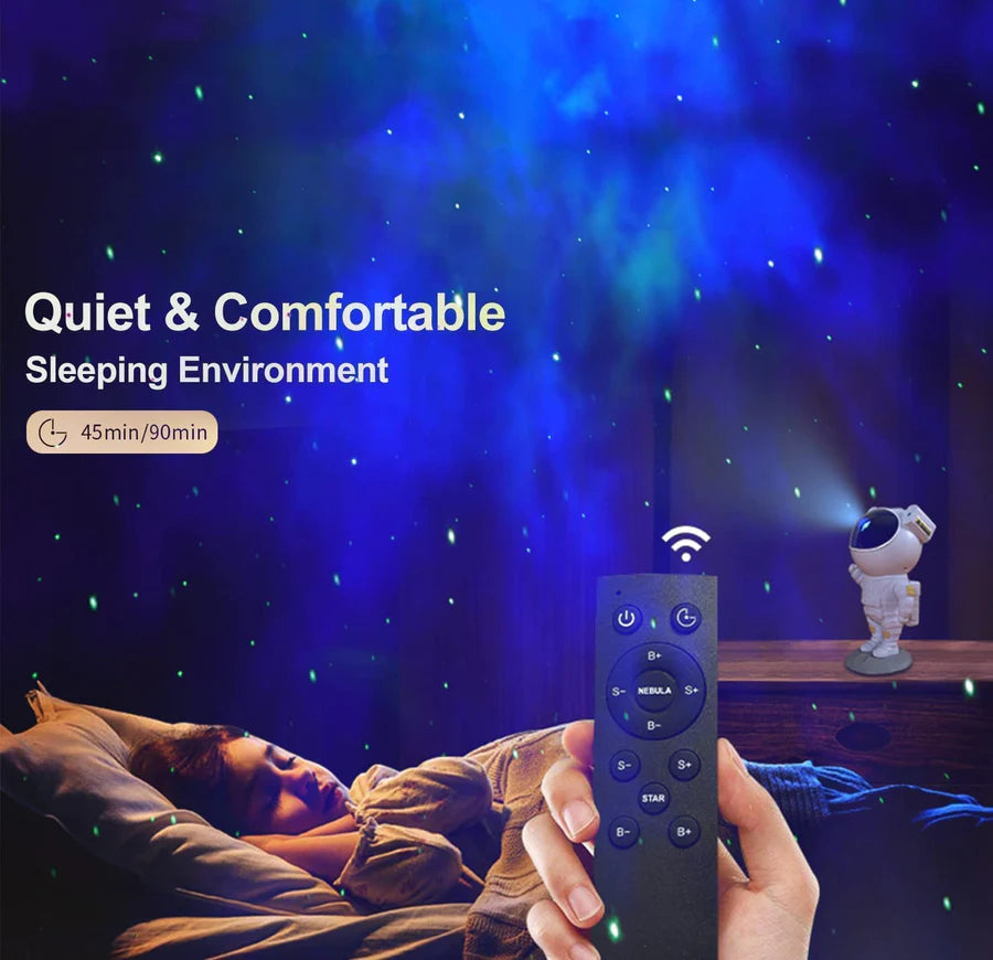 UK-0039 Star Projector Galaxy Night Light Astronaut Space Projector Starry Nebula Ceiling LED Lamp with Timer & Remote, Kids Room Decor Aesthetic, Gifts for Christmas Birthdays