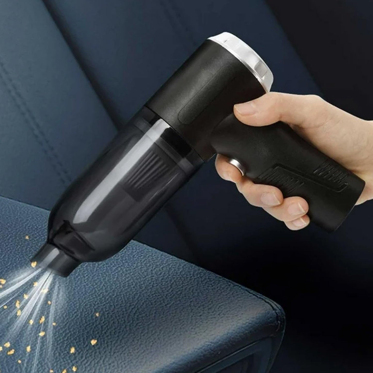 UK-0631 3 in 1 Portable Car Vacuum Cleaner with Blower | USB Rechargeable Wireless Handheld Car Vacuum Cleaner Traveling