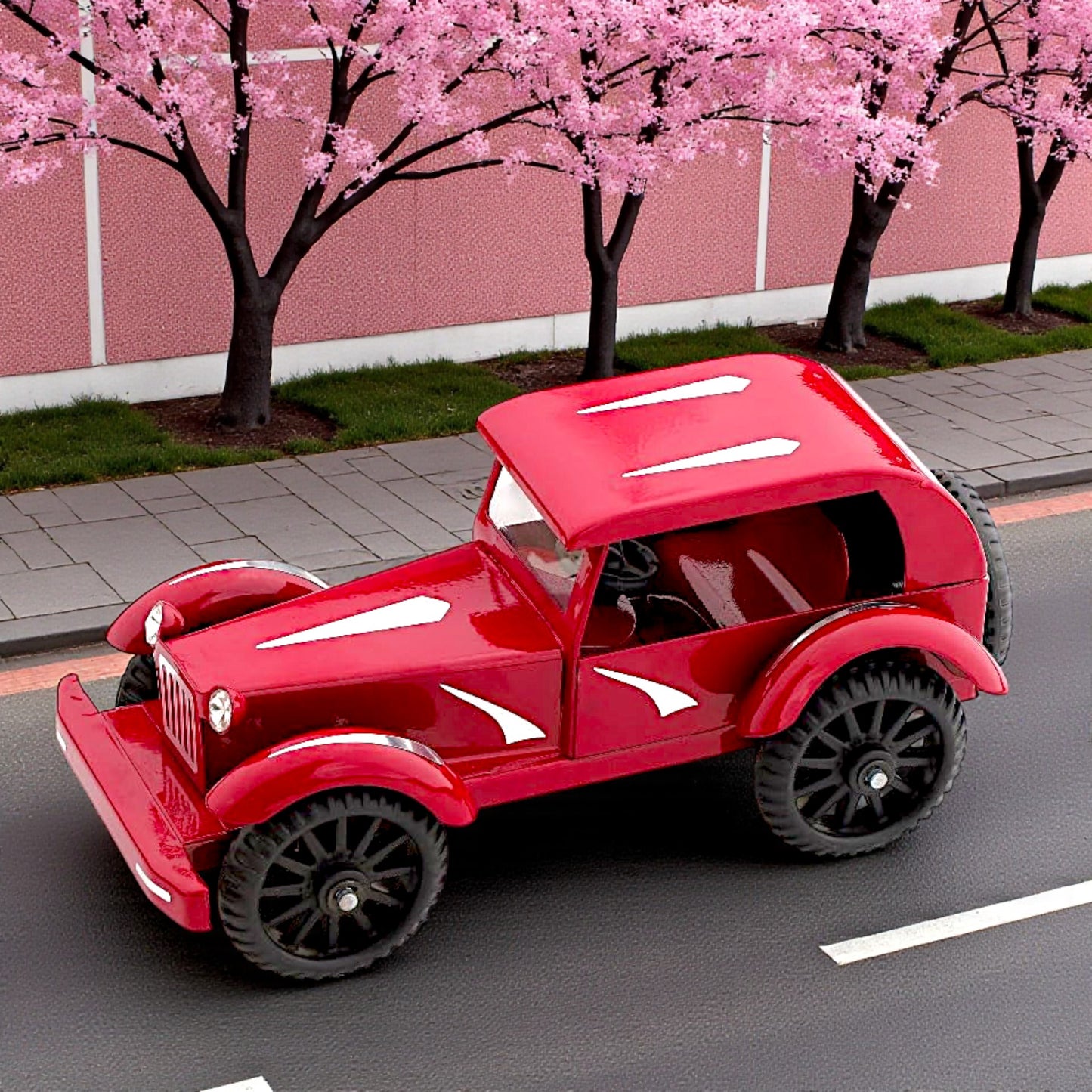 UK-1018 Vintage Metal CAR 10 INCH Big Unbreakable Full Metal Body CAR, Vintage CAR Toy Model Alloy Model Retro CAR Model Toy Vehicle Classic CAR Metal Vintage CAR