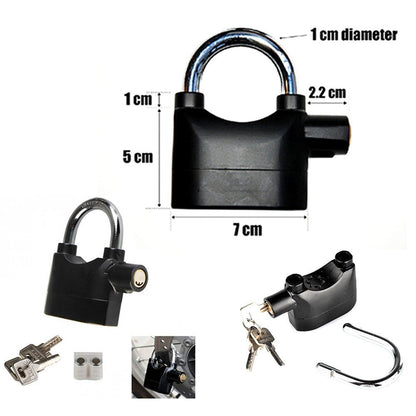 UK-0165 Anti Theft System Security Pad Lock with Smart Alarm Lock Siren Motion Sensor for Hom