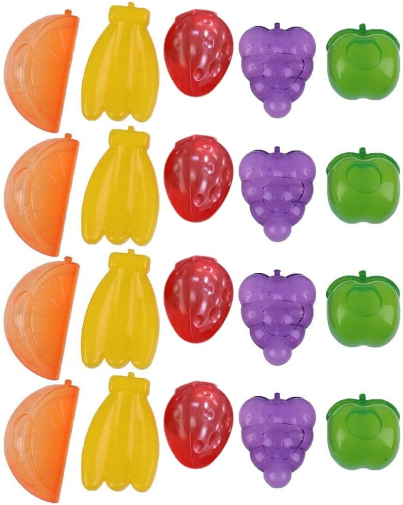 UK-0982 Fruit Shape Reusable Ice Cubes for Drinks, juice  Colorful 20pcs