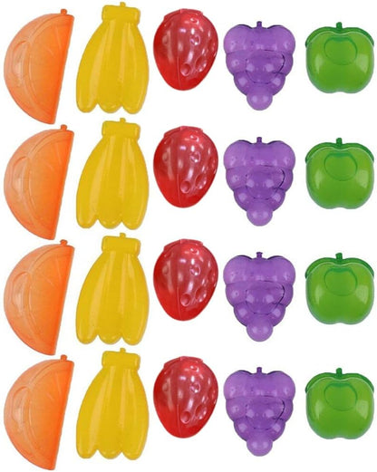 UK-0982 Fruit Shape Reusable Ice Cubes for Drinks, juice  Colorful 20pcs