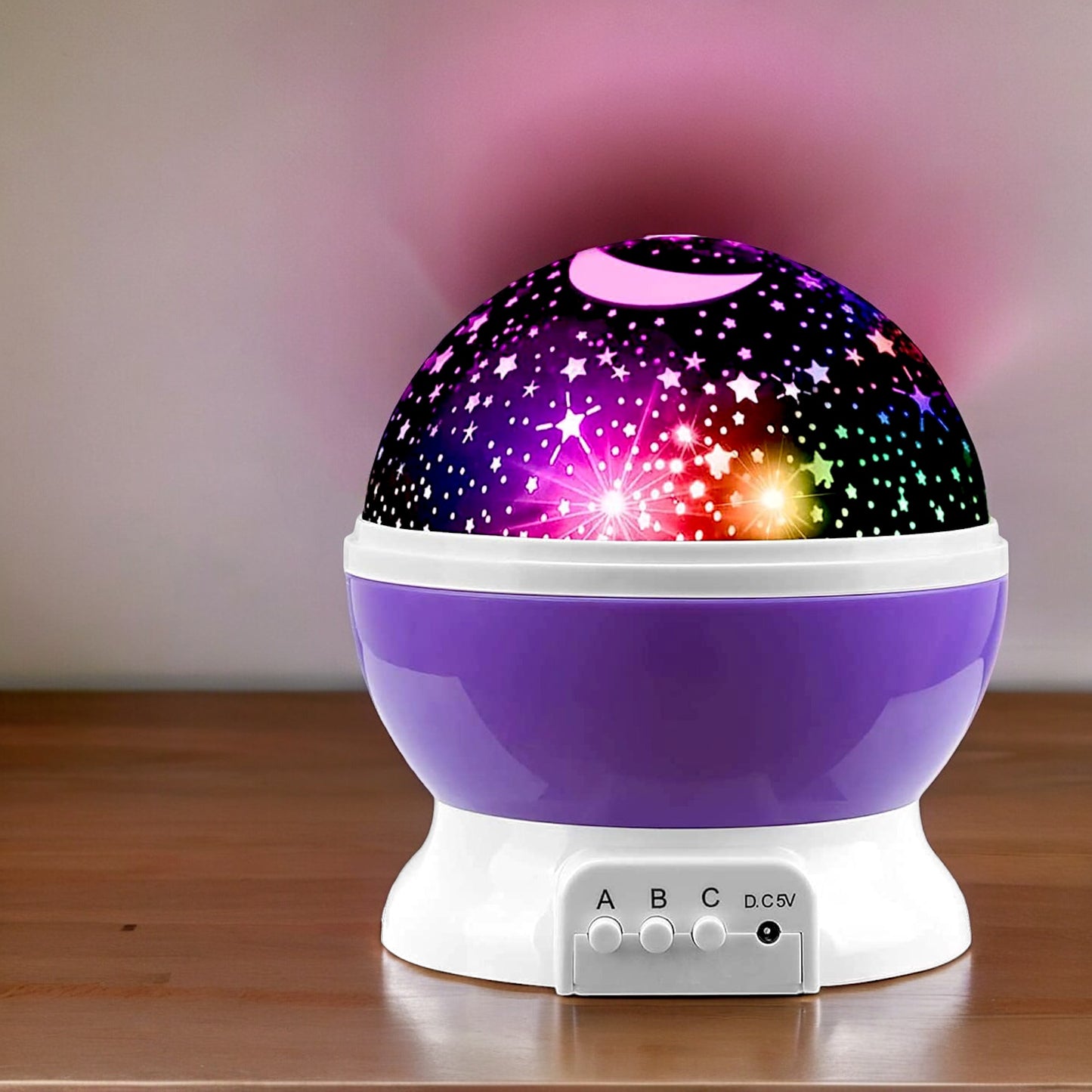 UK-0400 Star Master Moon Night Light Lamp Projector, Star Light Rotating 360 Degree