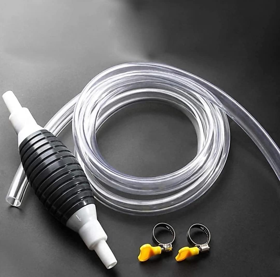 UK-0186 Fuel Transfer Pump Kit Tank Sucker Newest High Flow Hand Pump