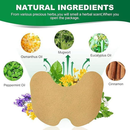 UK-1037 Knee Pain Relief Patches,Inflammation Patch Sticker Instant Relief from Pain glucocare Joint Pain Relief Products Natural Wormwood Extract Patch (pack- 10 patches)