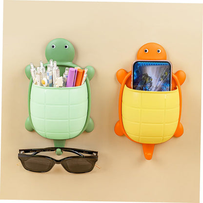 UK-0546 Turtle Ledge Hanging Storage Holder Cosmetics Container Wall-Mounted