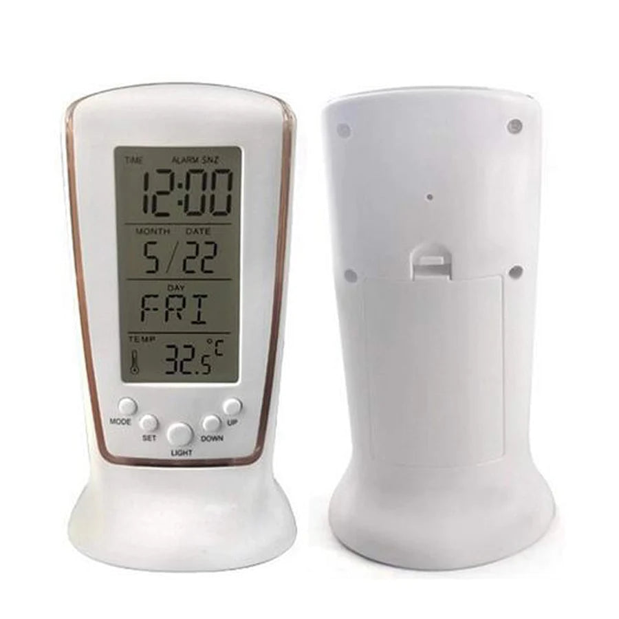 UK-0024 UM510 Digital Alarm Clock with LED Night Light/ Electronic with Temperature with LCD Display Light