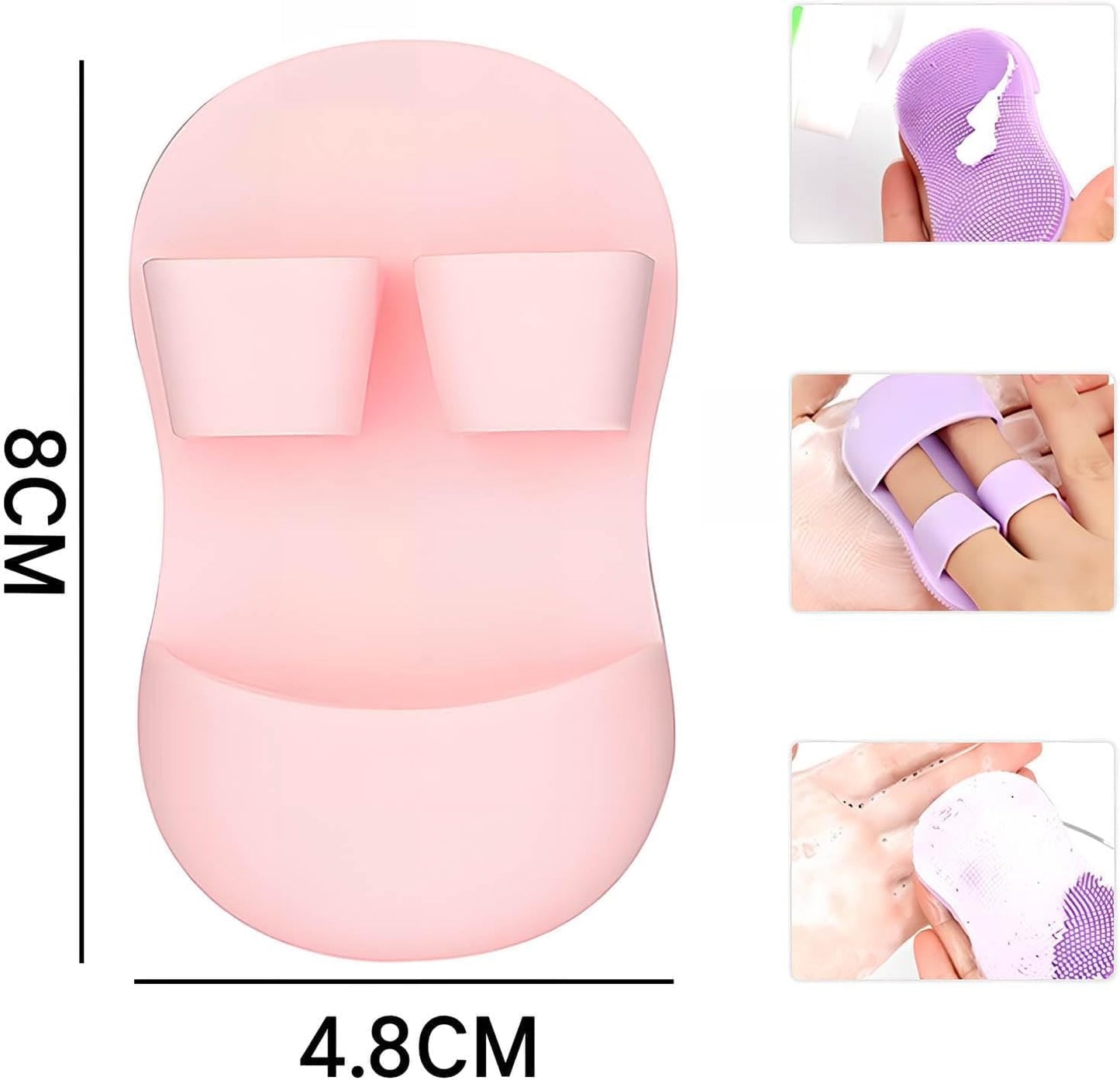 UK-1086 Face Scrubber For Women And Men, Silicone Face Cleansing Brush Face Scrubbers Soft Exfoliators Cleaning Tool, Facial Cleansing Brush For Pimples Blackhead Remover Deep Cleans Skin Care (1Pcs)