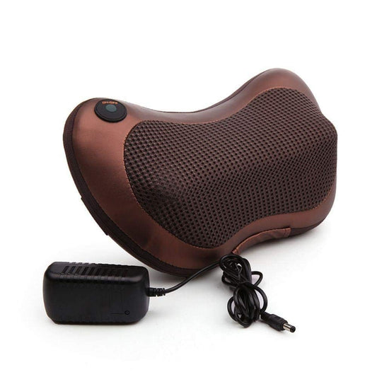 UK-0102  Body Massage Pillow neck massager cushion seat stress pain relief relax massage Car or Electronic Massage Pillow Massager 8 Ball Neck Shoulder Massager Back