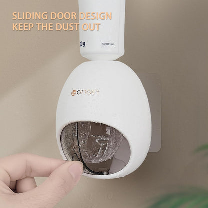 UK-1088 Wall Mounted Automatic Toothpaste Dispenser Organizer, Toothpaste Squeezer for Boy & Girl, Adults, Bathroom, Multicolor( 1pc )