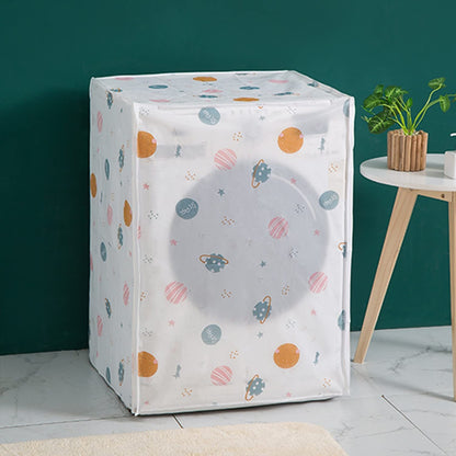 UK-1019 Universal Fit for Front Load Machines | Premium PEVA Material, Zipper Closure, All-Round Protection | 1 Piece - Random Pattern