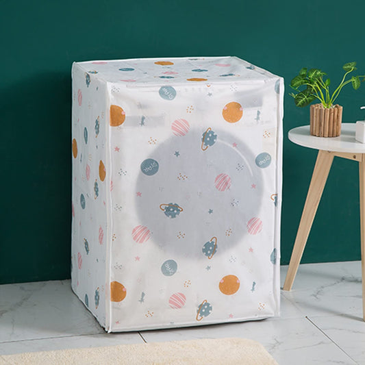 UK-1019 Universal Fit for Front Load Machines | Premium PEVA Material, Zipper Closure, All-Round Protection | 1 Piece - Random Pattern