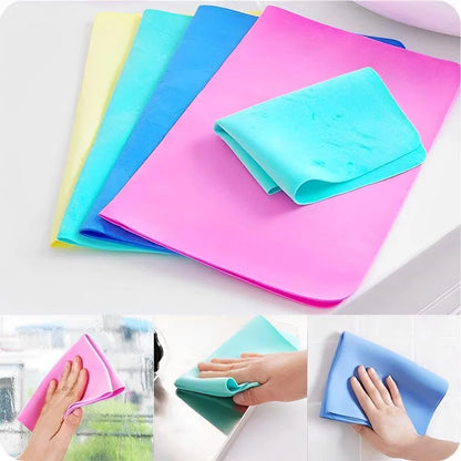 UK-0015 Magic Towel Reusable Soft Super Absorbent Water Chamois Leather Wipes