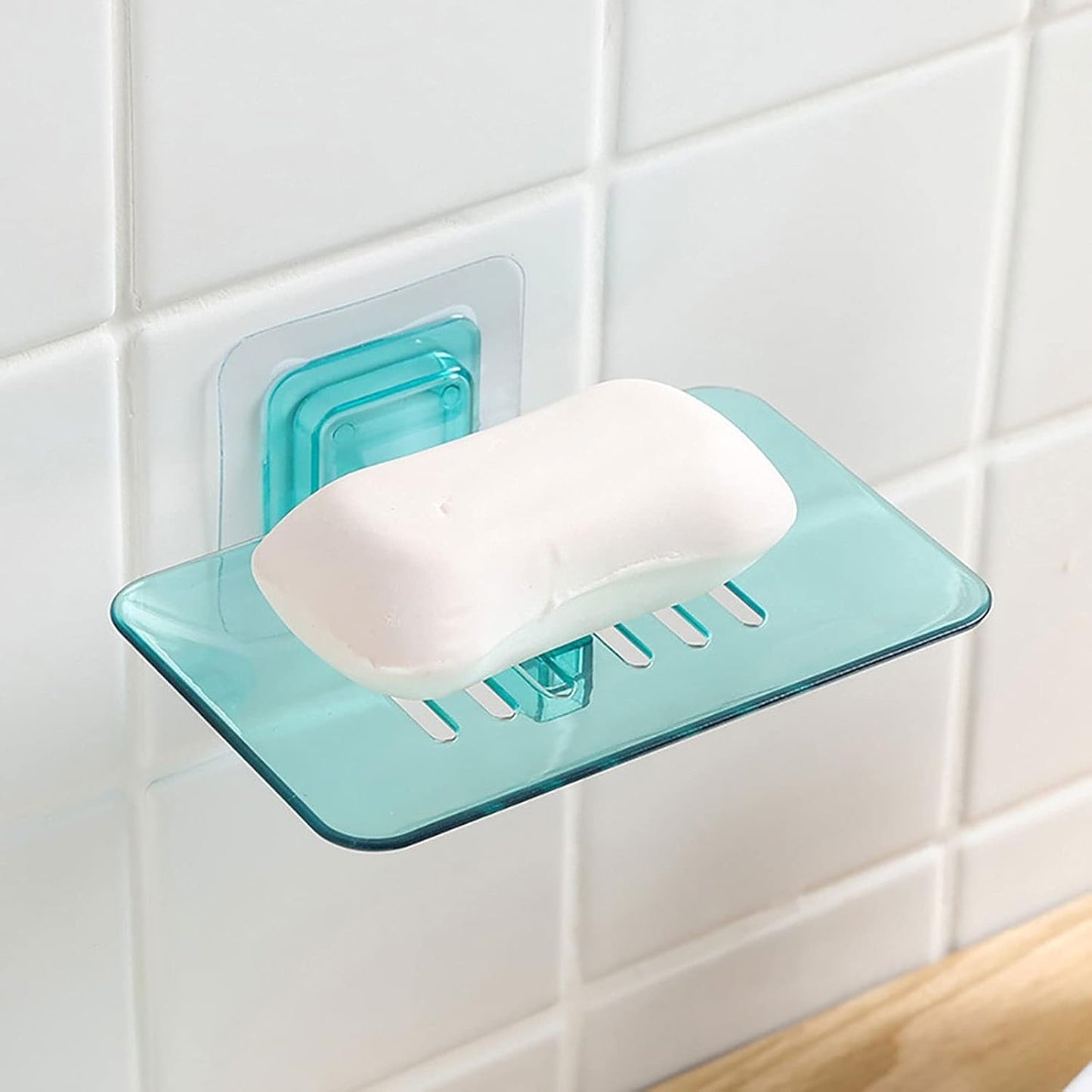 UK-0652 Soap Holder, Bathroom Soap Holder Soap Box Drain Soap Dish Wash Room Storage Soap Rack Bathroom