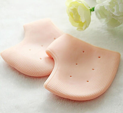 UK-0195 Heel Pad For Heel Pain Heel Socks Anti Crack Silicon Gel Heel And Foot Protector Moisturizing Socks