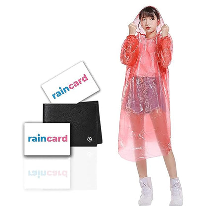 UK-0369 Rain Card for Emergency Use | Waterproof Rain with Smallest Pocket Size| Easy to Carry