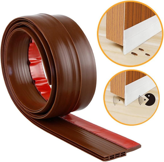 UK-0918 Self-Adhesive Silicon Door/Window Shield Tape Door Bottom Sealing Strip Weather Stripping Door Seal Strip ||1Meter