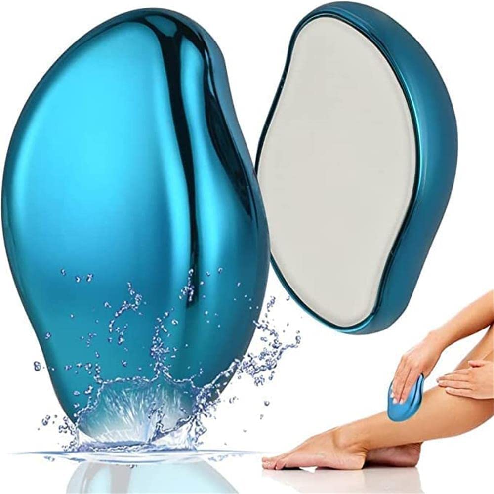 UK-1008 Crystal Hair Eraser Stone, Painless Magic Crystal Hair Remover for Women Men, Hair Removal Eraser Exfoliator Tool for Arms Legs Back Body Any Part