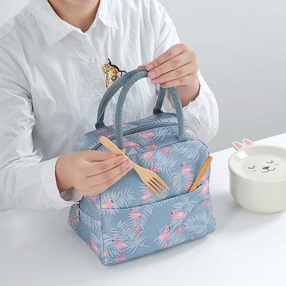 UK-0358 Lunch Bag for Office Women | Tiffin Insulated Handbag for  Lunch Box | School, Picnic, Office, Outdoor