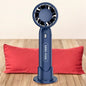 UK-0864 Mini Fan T-10, Rechargeable Hand Fan with Mobile Holder 3 Adjustable Speeds,Lightweight Design, Low Noise, and Easy Portability for Indoor and Outdoor Use (Multicolor)