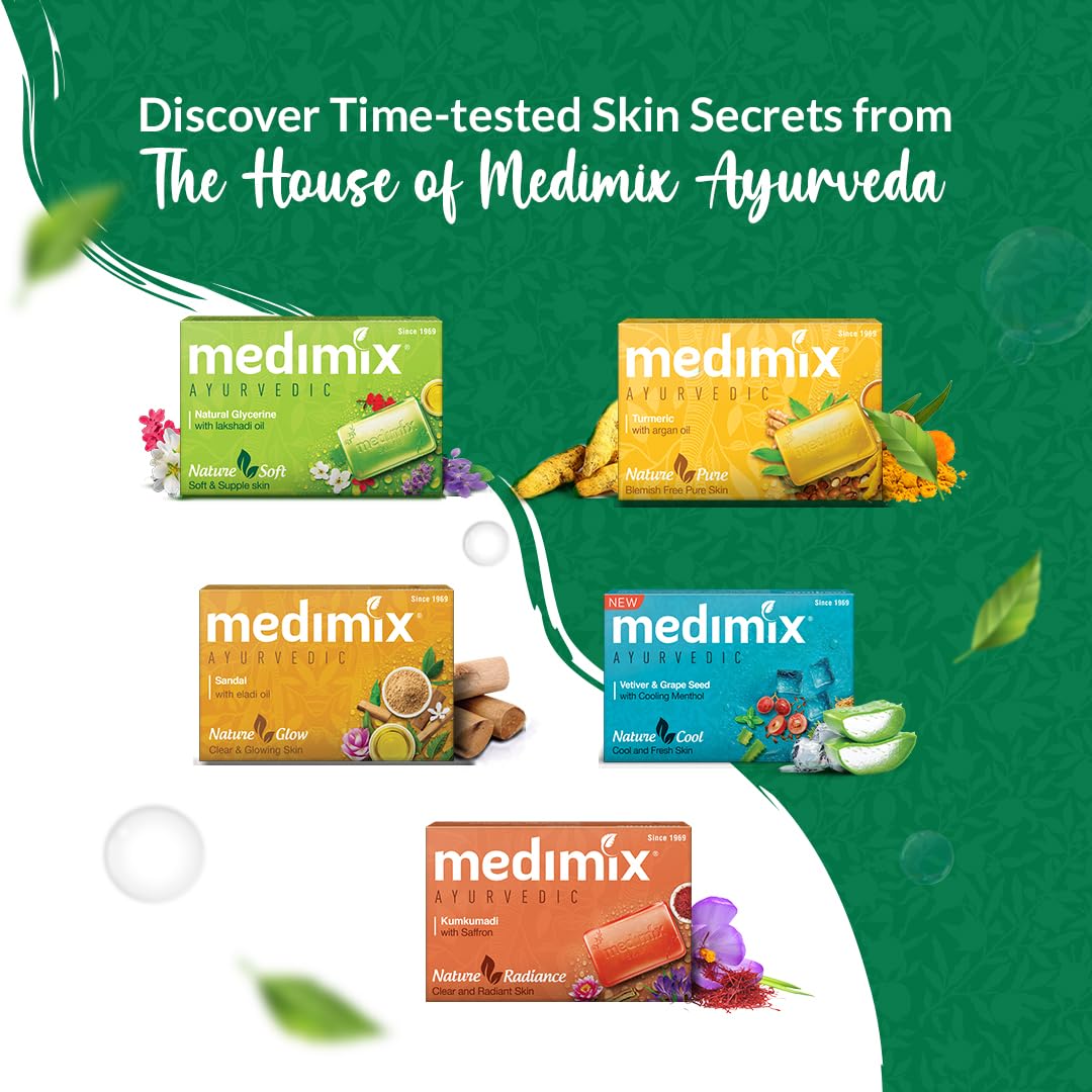 Medimix Ayurvedic Bathing Soap | Natural Oils For Healthy & Protected Skin | Shop Herbal