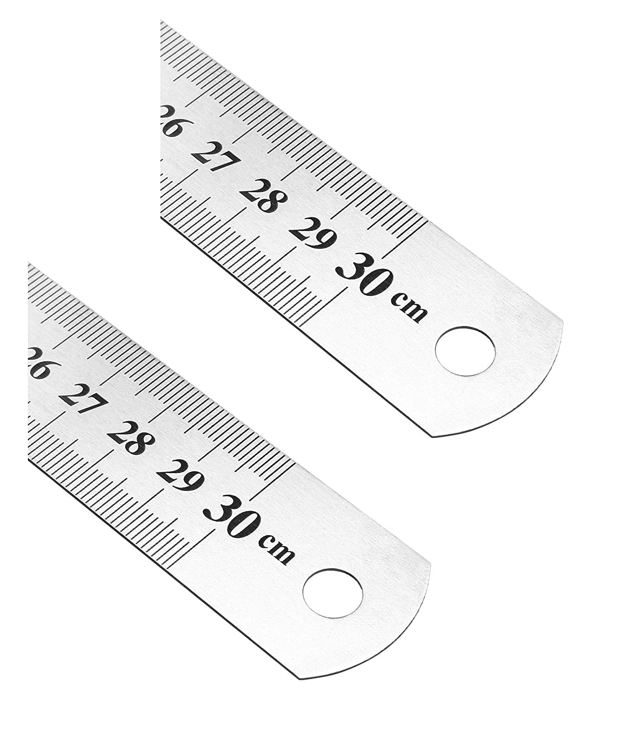 Stainless Steel Ruler Scale Long double Side Measuring Tool for Architects, Engineers, College Students