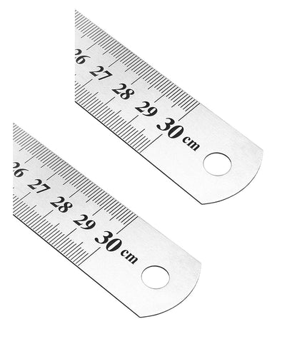 Stainless Steel Ruler Scale Long double Side Measuring Tool for Architects, Engineers, College Students