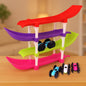UK-1044 4-Level Car Ramp Racer Toy with 4 Cars – Rolling Track Toy for Kids Ages 2–7 | Birthday Gift for Boys & Girls | Educational & Fun Car Toy Set | Colorful Racing Action