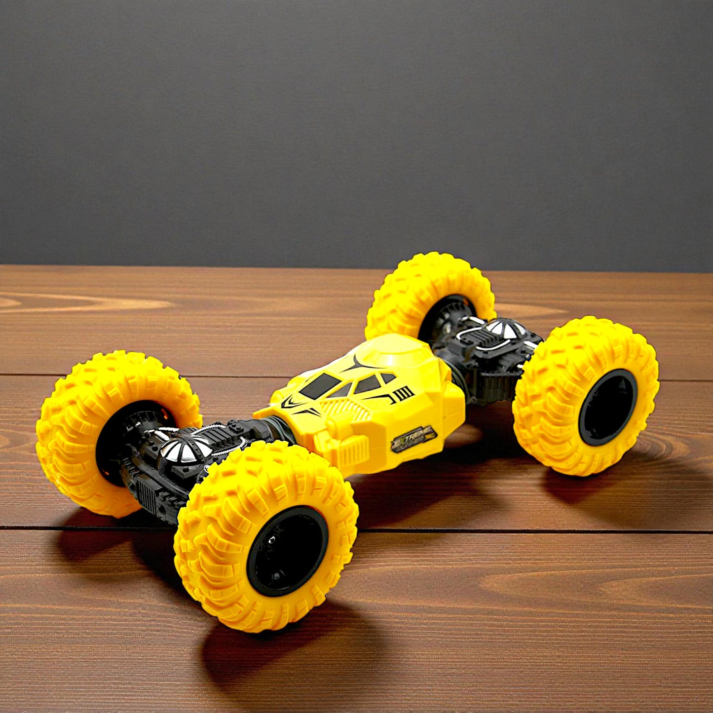 UK-1021 Double Sided Stunt Racing Moka 4-Wheel Drive/ Off Road Rock Crawler Remote Control RC Car with 2.4 GHz for Kids, Boys