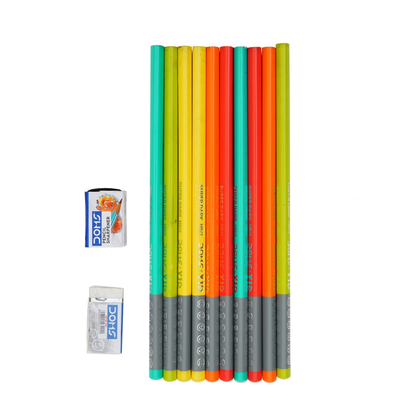 UK-0514 DOMS Y1+ Super Dark Triangle Graphite Pencils