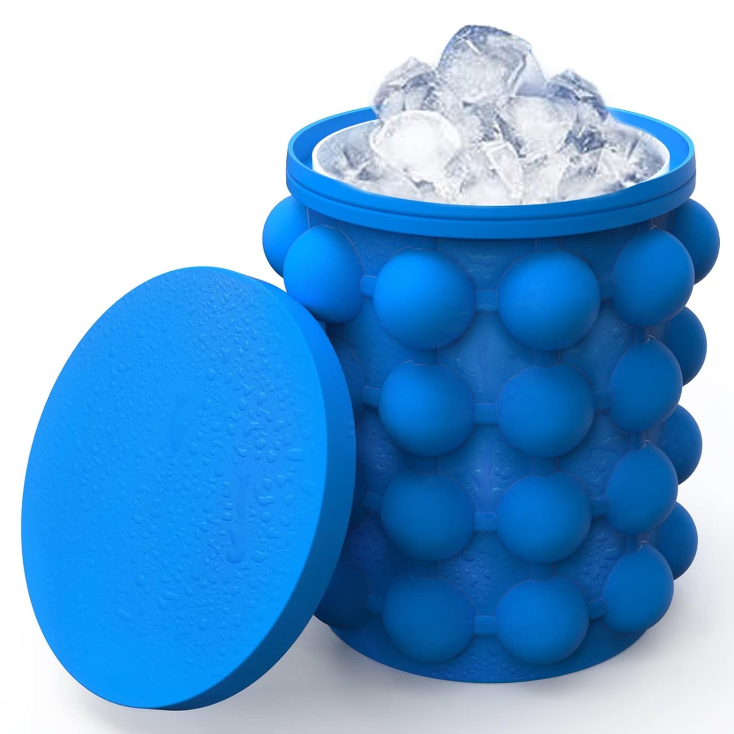 UK-0302 Silicone Ice Bucket The Revolutionary Space Saving Cube Maker