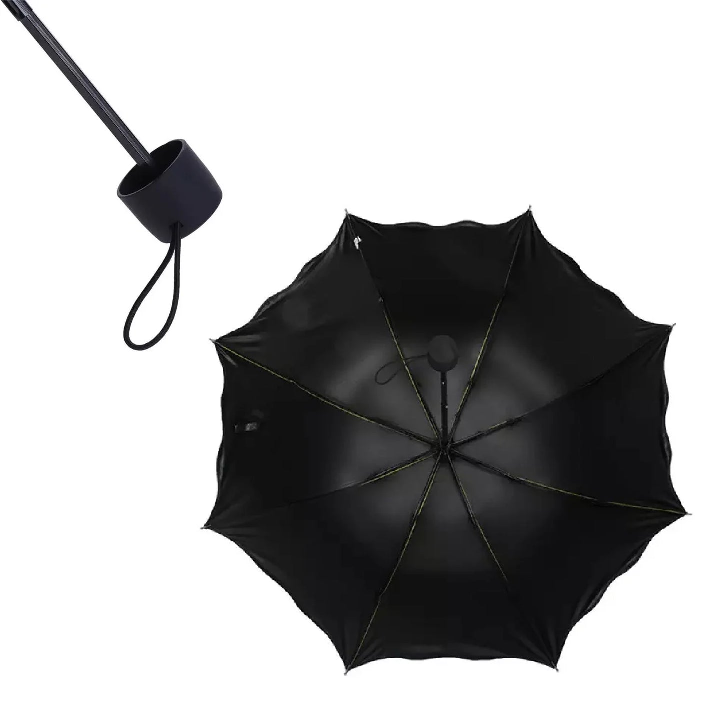 UK-0389 Magic Umbrella Changing Secret Blossoms Occur with Water Magic Print 3 Fold Umbrella for Girls, Women, Boys, Men & Children for UV, Sun & Rain