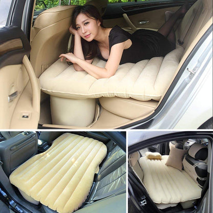 UK-0147 Car Bed Air Sofa With Two Inflatable Pillow For Car Back Seat Fits Most Car Models(With Pump)