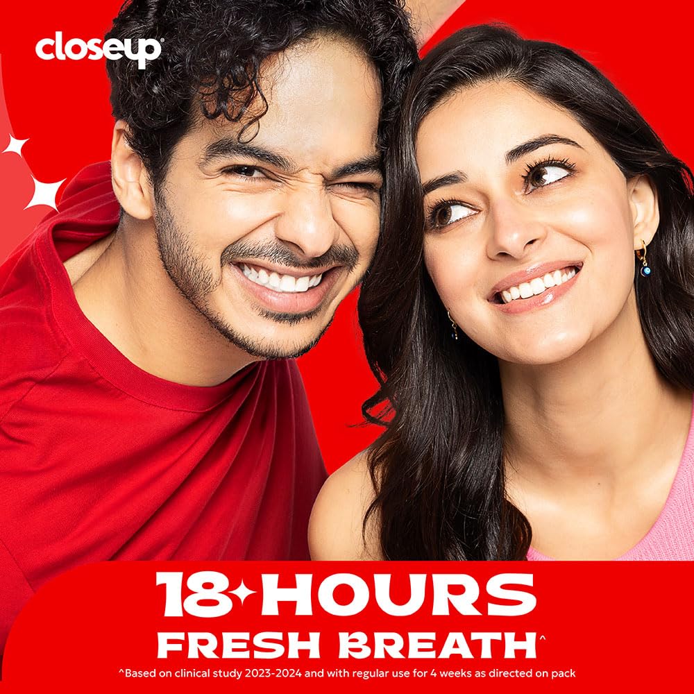 Closeup Toothpaste Fresh Breath & White Teeth