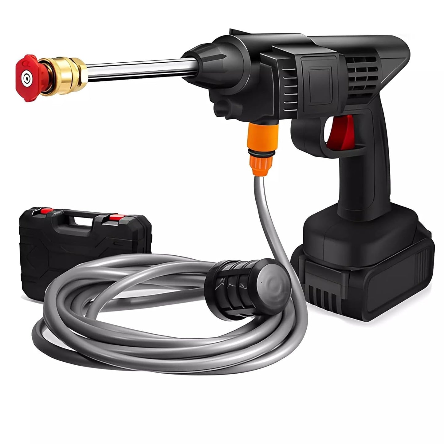 Wireless High Pressure Washer Water Spray Gun for Car Wash Bike Washing Cleaning 48V Rechargeable