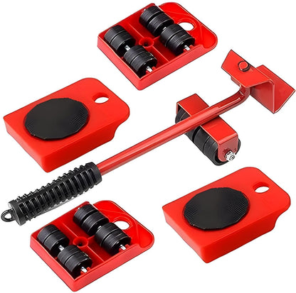 UK-0200 Furniture Lifter Mover Tool Set, Furniture Moving Roller Wheel Set for Washing Machines, Fridge,Sofa, Wardrobes Adjustable Height