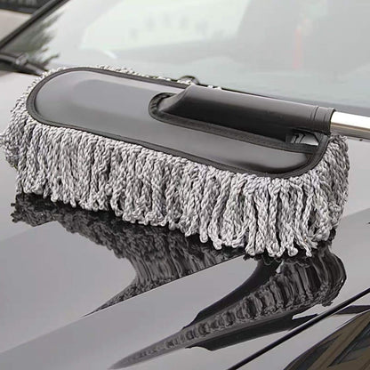 UK-0118  Car Duster, Extendable Long Handle Microfiber Car Cleaner Exterior Scratch Free Car Cleaning Tool