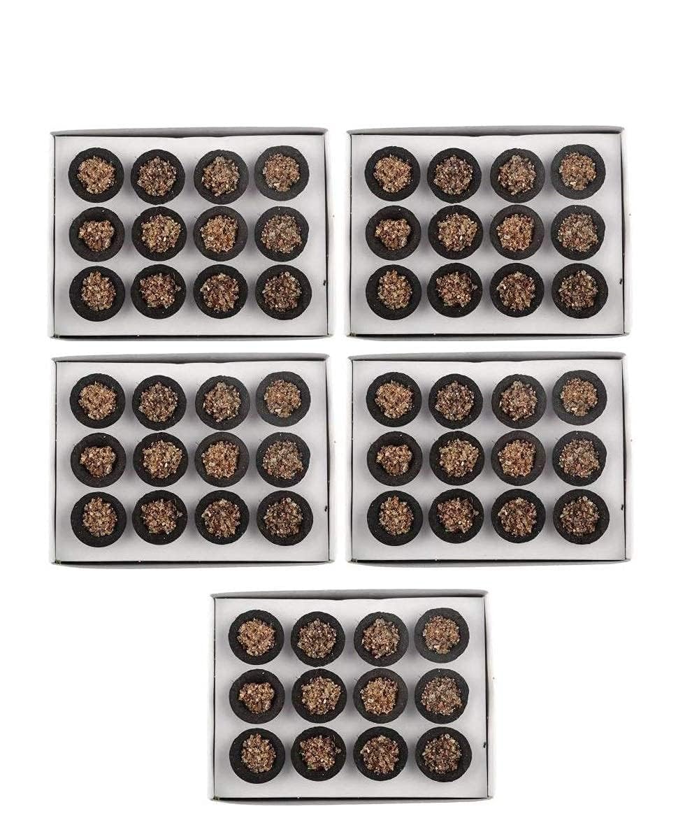 Dhoop Cups for Pooja & Havan at Home, Office, Temple & Festivals | Natural Original Mix Fragrance Dhoop Cones, Mix Fragrance, Dhuni Cup (Includes 1 Burner Plate)