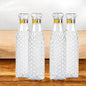 UK-0300 Diamond cut Crystal Clear Plastic Fridge Water Bottle, Unbreakable Re-Usable Bottles Ideal for Office, Gym, Yoga(1 PC)