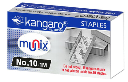 UK-0518 Kangaro Desk Essentials NO. 10-1M Heavy Duty Steel Wire Staple Pin