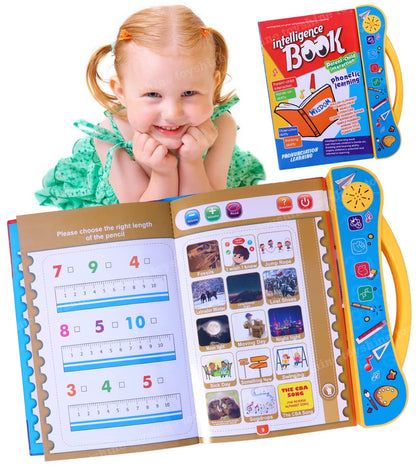 UK-0321  Interactive E Learning Children Book Musical English Educational Phonetic Learning Book for 3+ Years, Model - Puzzle Fun