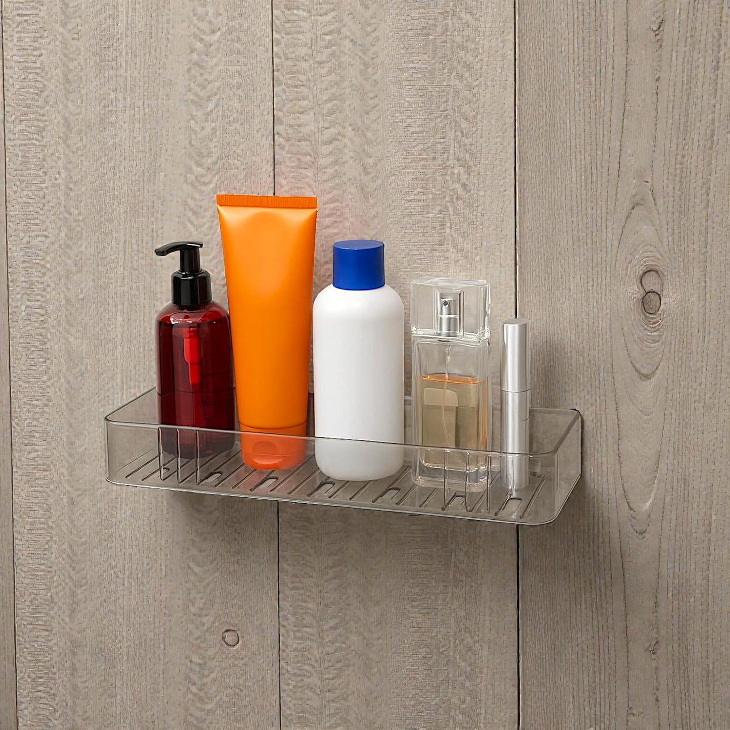 UK-1048 Wall Shelf Organizer Wall Mounted Toilet Shelves Rack Holder Stand for Bathroom Accessories