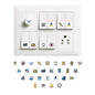 UK-0863 Switch Board Colorful Stickers for Home - Self-Adhesive Labels,Organize & Beautify Electric Boards for Homes, Offices (seet)