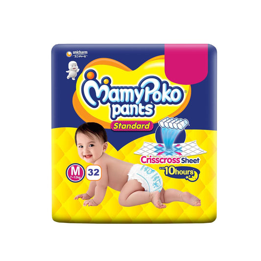 UK-0662 MamyPoko Pants Standard Diapers,  M  32Pant  7-12 kg