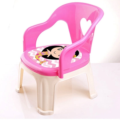 UK-0558 Soft Cushion Baby Chair for Kids Home School Study Plastic Chairs for Boys and Girls