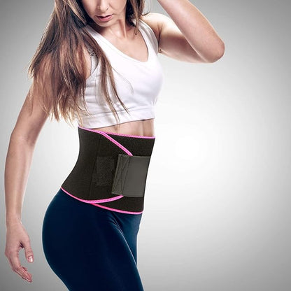 UK-0284 Waist Support Belt Neoprene Ab Belt Trainer, Stomach Wrap Tummy Belt/Belly Tummy Yoga Wrap Back Exercise Body Wrap