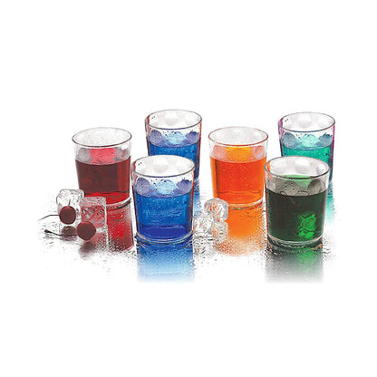 UK-0315 Multi Purpose Unbreakable Drinking Glass (Set of 6 Pieces) (300ml)